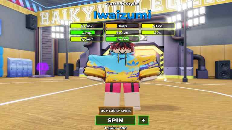 รายการชั้นสไตล์ของ Haikyuu Legends