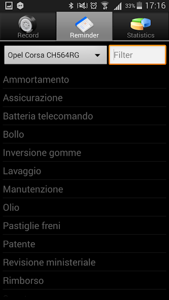 Car Diary CSV