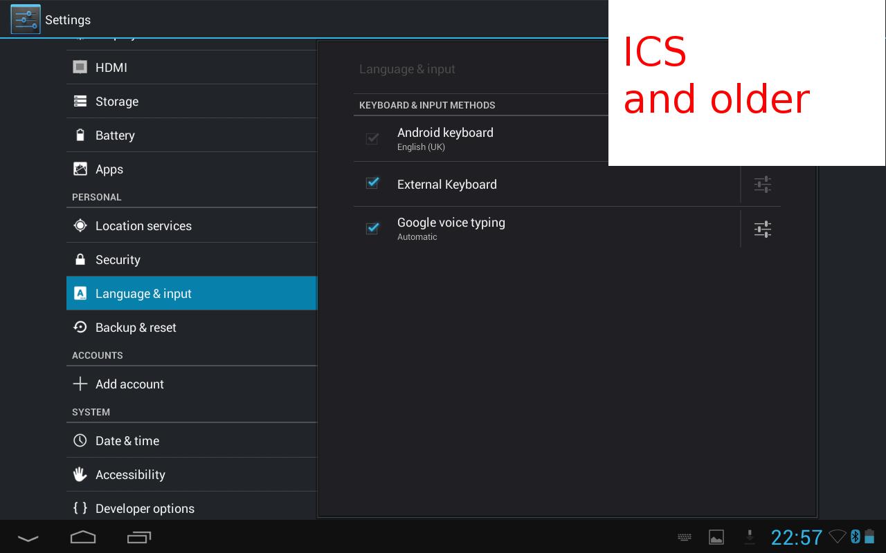 External Keyboard