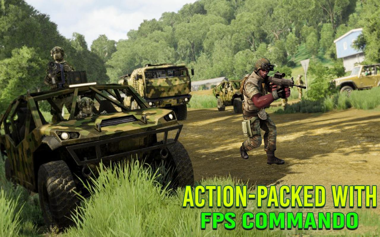 Fps Gun Strike Jungle Shooting