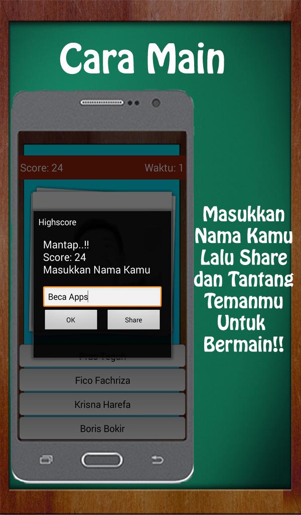 Kuis Tebak Gambar Komika