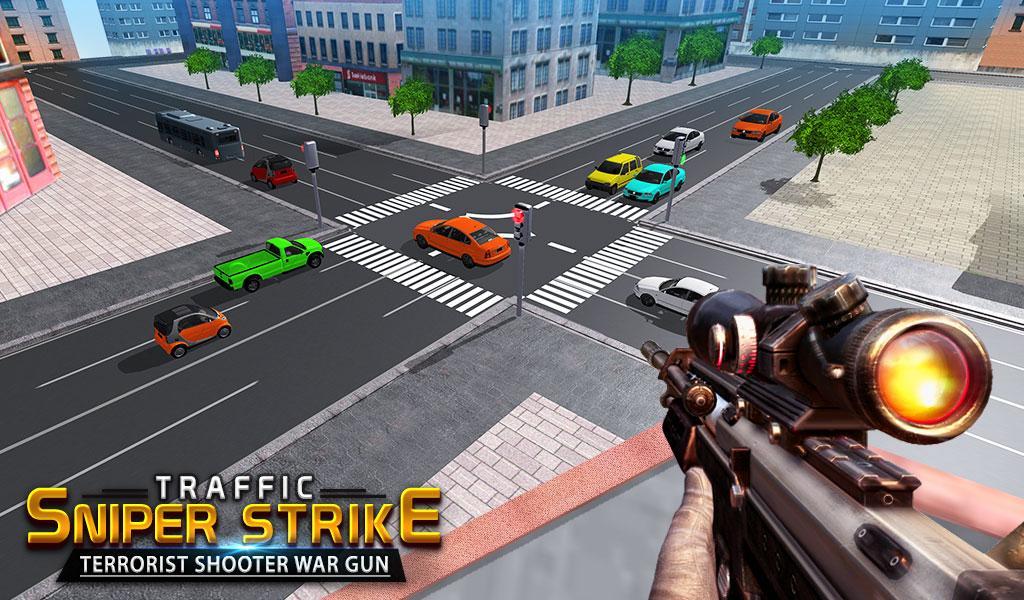 Traffic Sniper Strike Terrorist Shooter Gun War