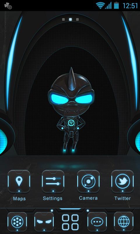 Robot GO Launcher Theme