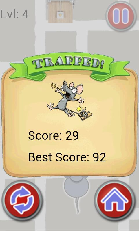 Rat run - help rat with trap