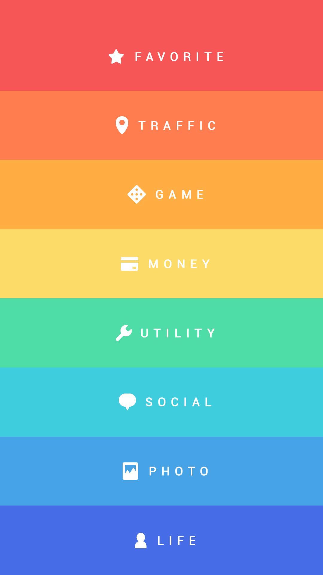 Rainbow Buzz Launcher Theme