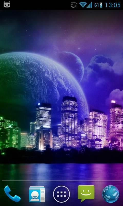 Water Drop Night City