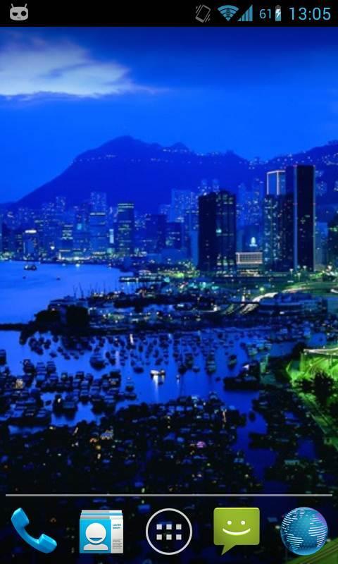 Water Drop Night City