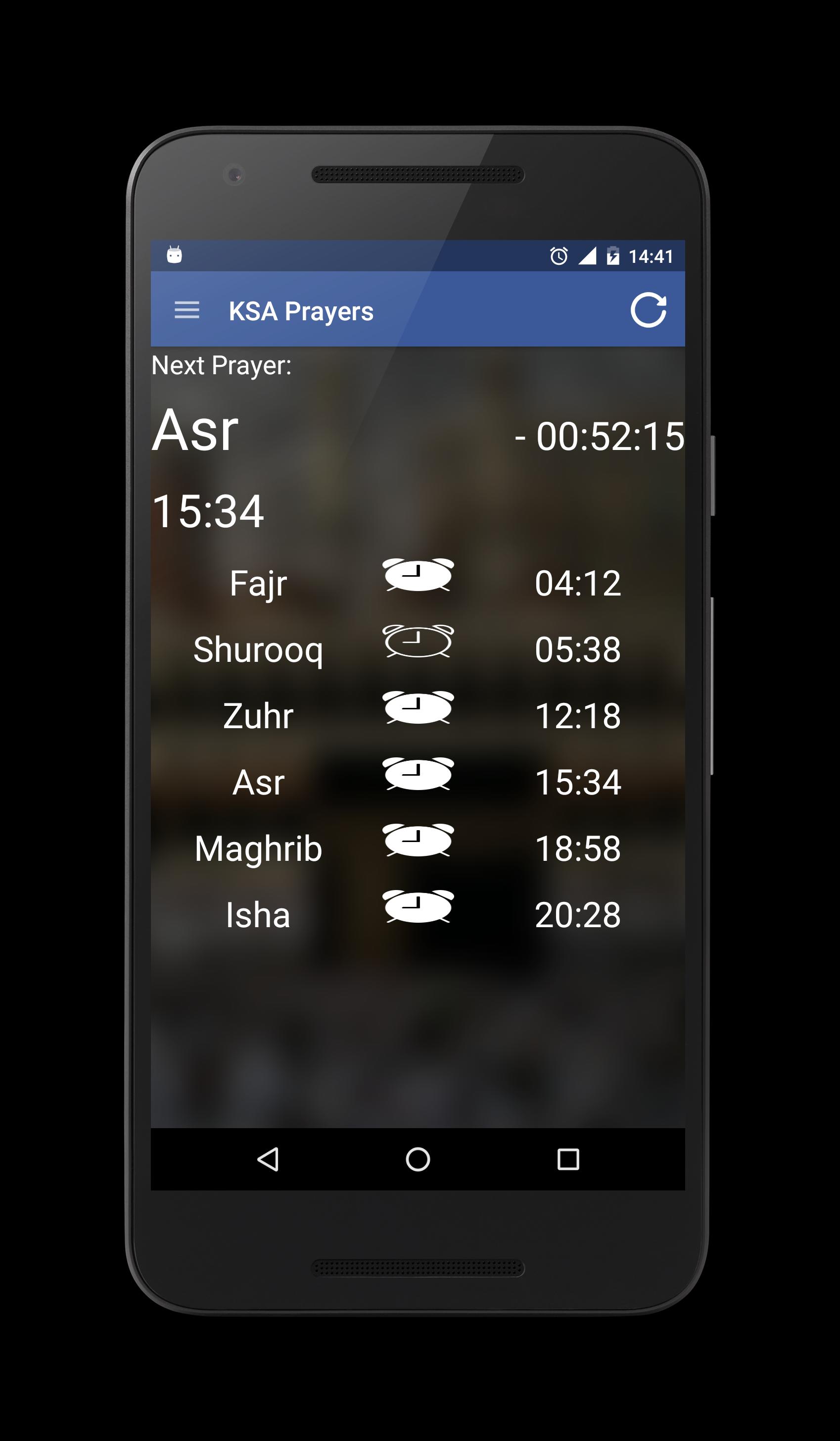 Saudi Arabia KSA Prayer Times