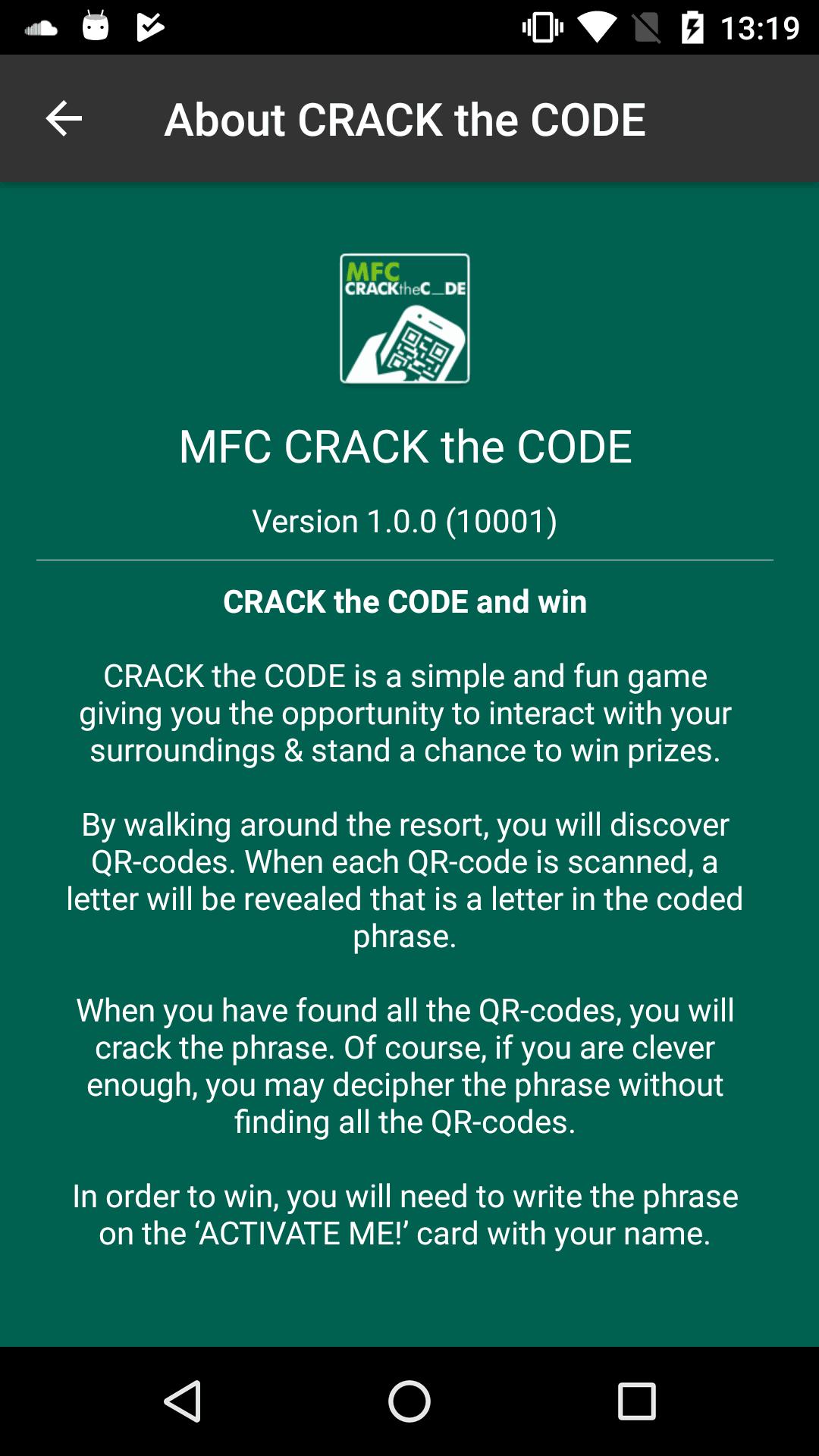 MFC Crack the Code