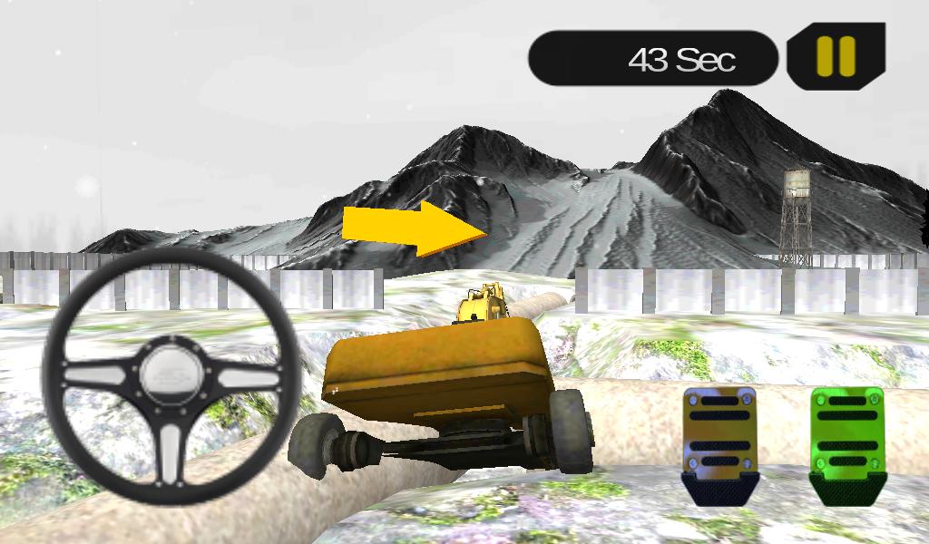 Crane Sim Heavy Excavator Snow