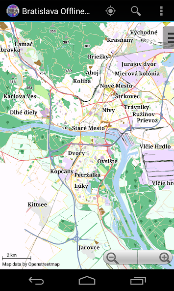 Bratislava City Map Lite