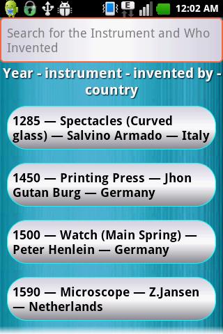 Mechanical Inventions