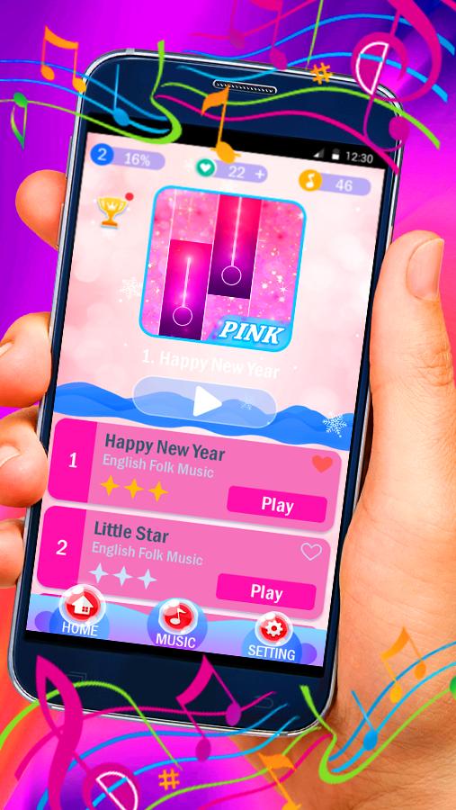 Pink Piano Tiles 3