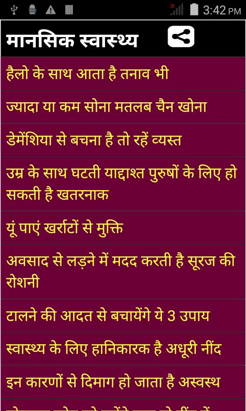 Mansik Swasthya  Mental Health