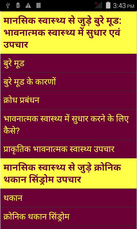 Mansik Swasthya  Mental Health