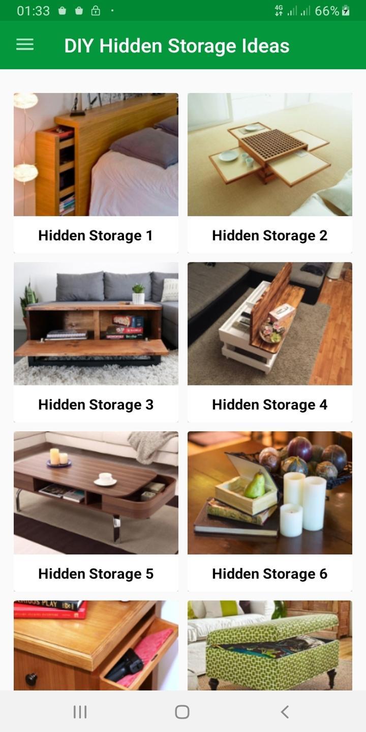 DIY Hidden Storage Ideas