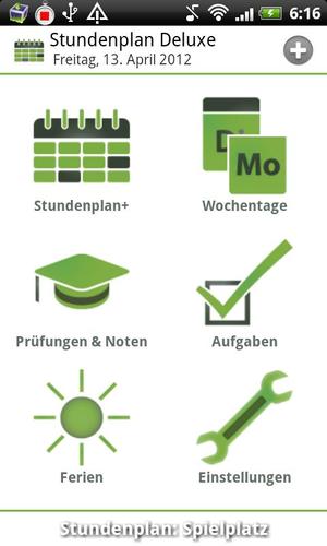 School Schedule Deluxe Retro