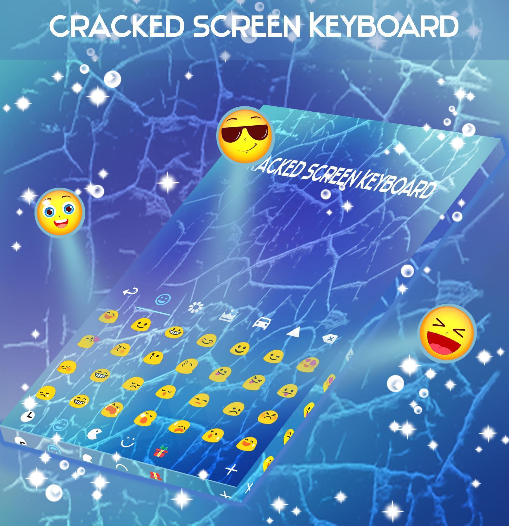 Cracked Screen Keyboard