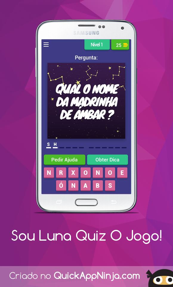 Jogo Sou Luna Quiz ~ Adivinhar