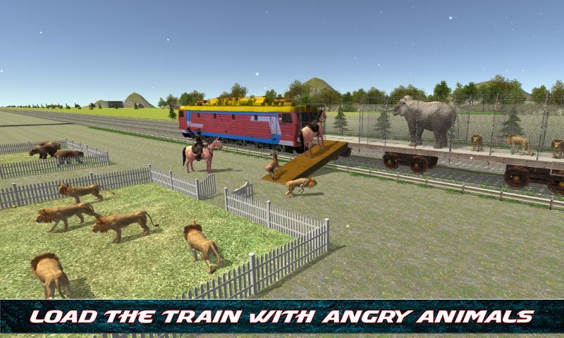 Angry Animals Train Transport
