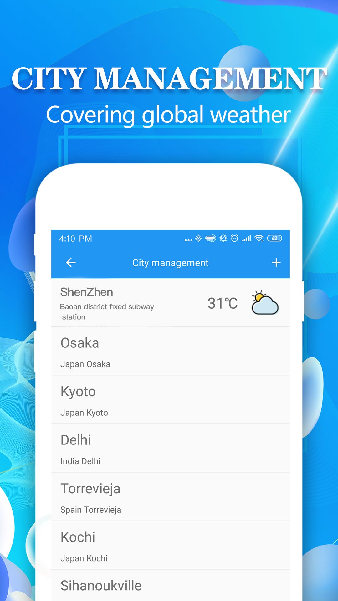 Real-time weather forecasting