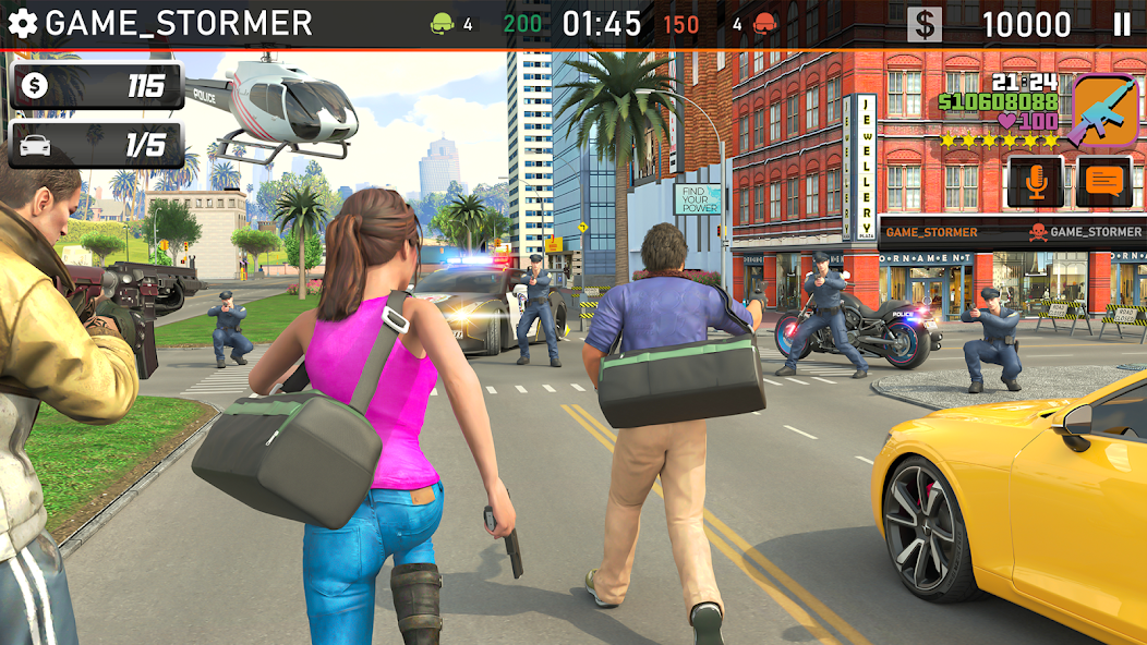 Bike Chase 3D Police Car Games
