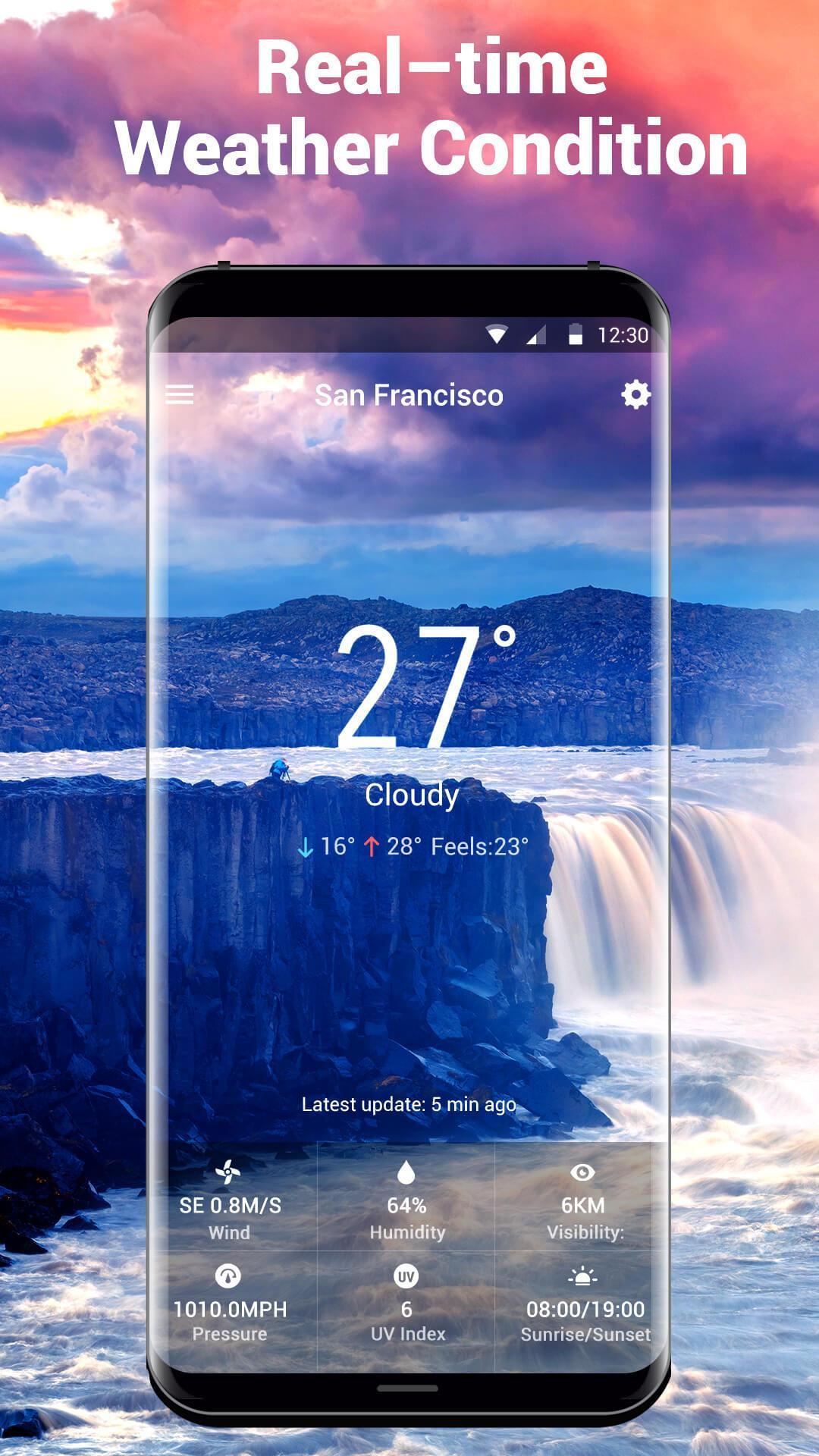 Accurate Weather forecast app and widget