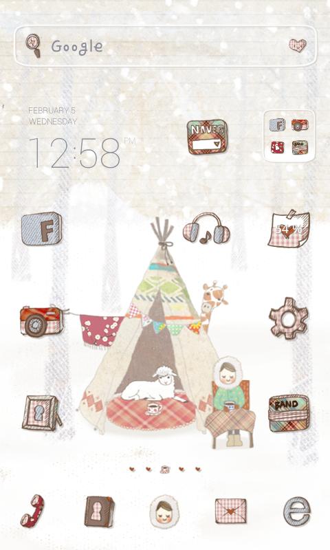 WinterCamp dodollauncher theme