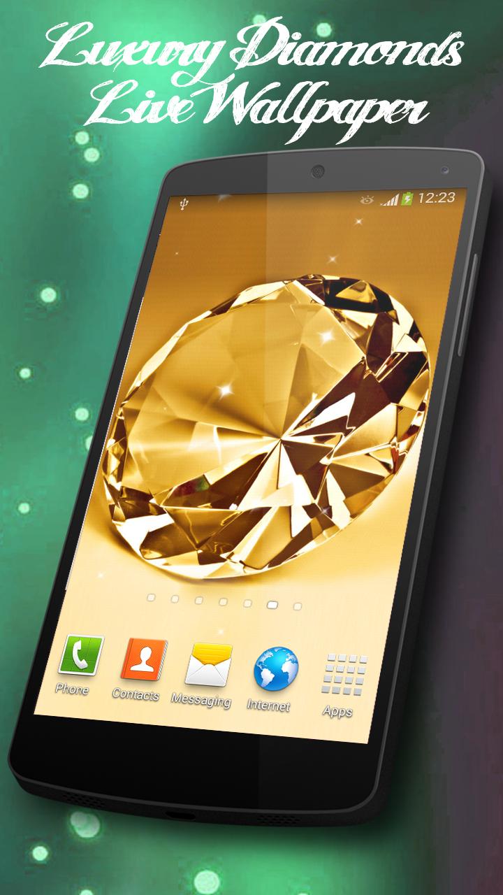 Luxury Diamonds Live Wallpaper