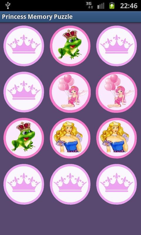 Princess Memory Game FREE!