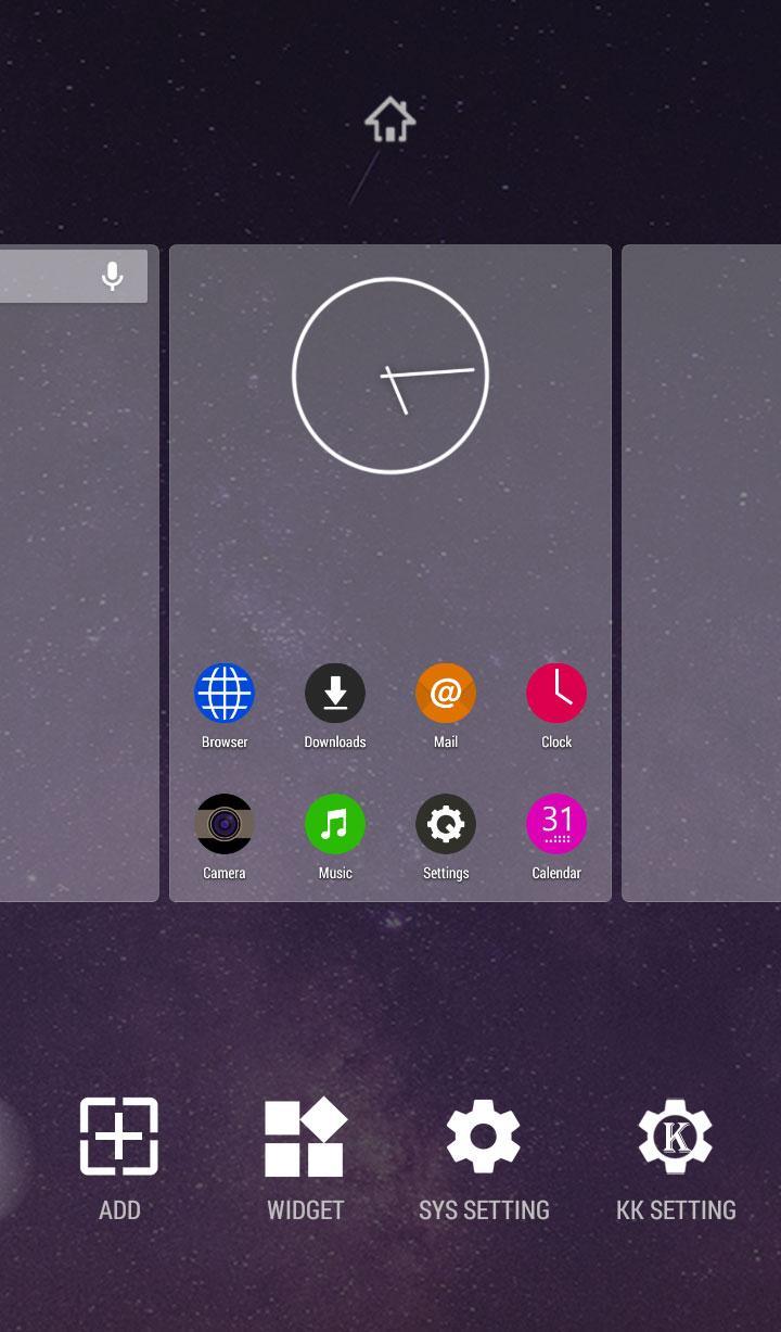 CircleFlat Theme - KK Launcher