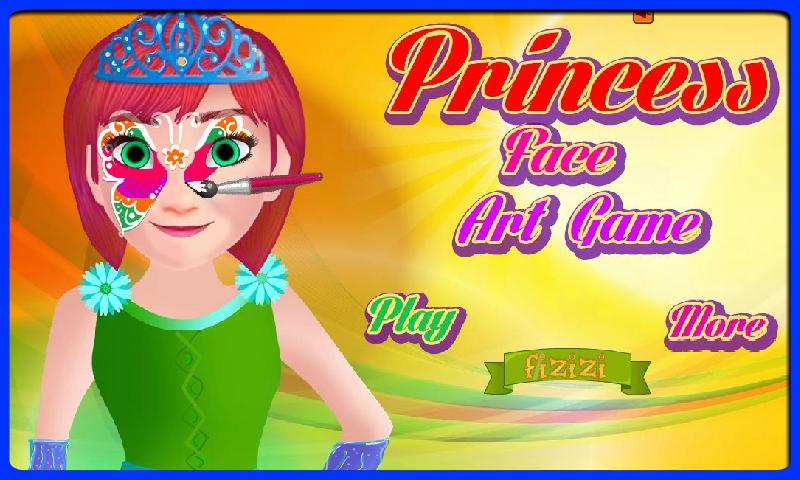 Princess Tiffany Face Art