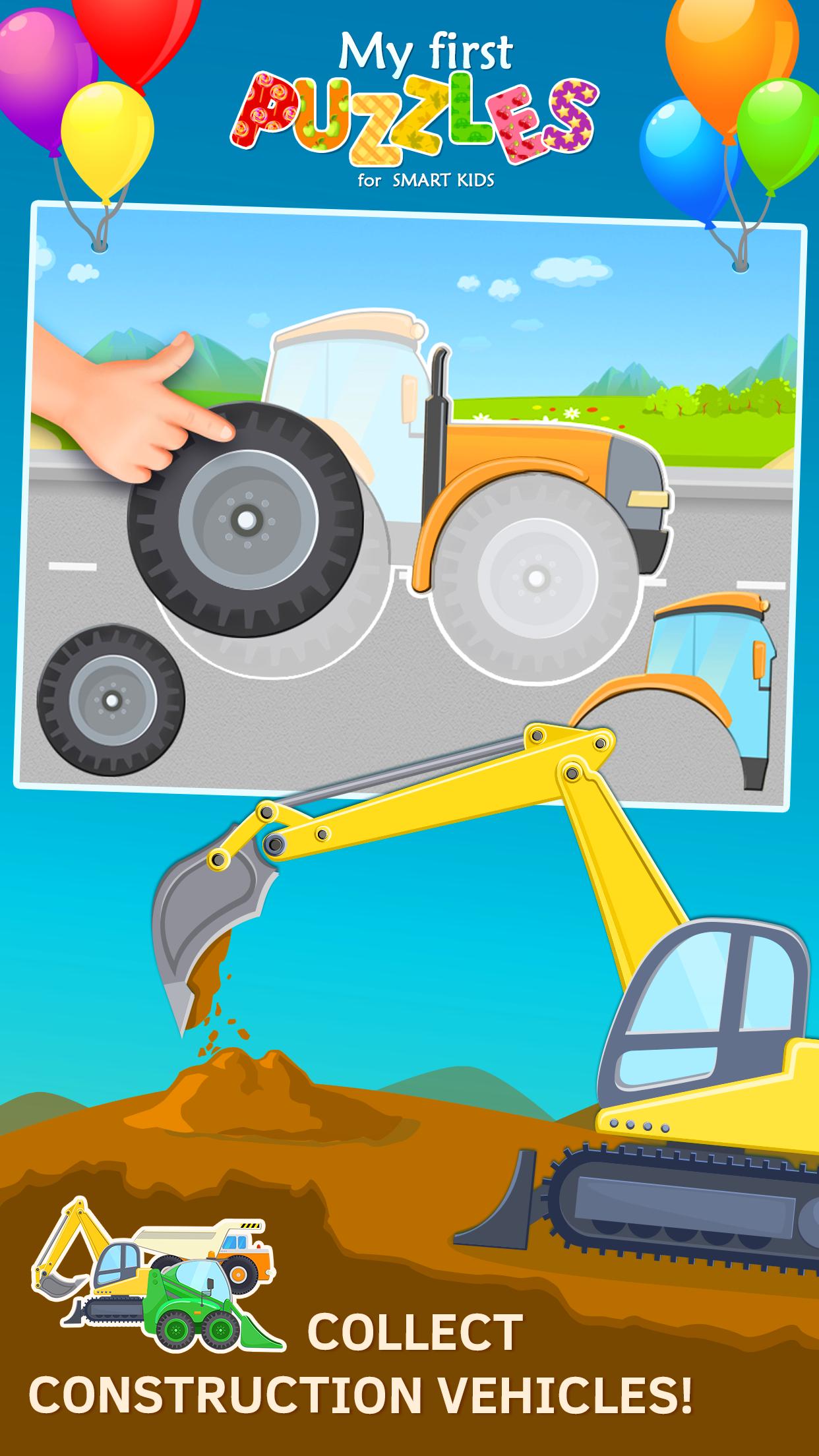 Tractor Puzzles for Toddlers