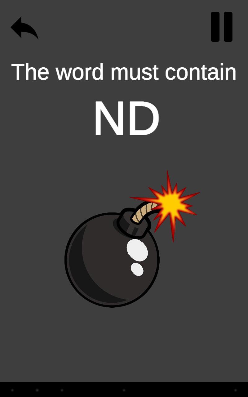 Tick-tock Bomb! Explosive (boom) word game!