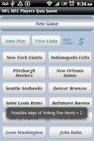NFL NFC Players Quiz Game FREE