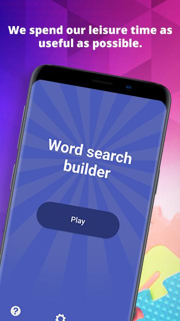 Word search builder