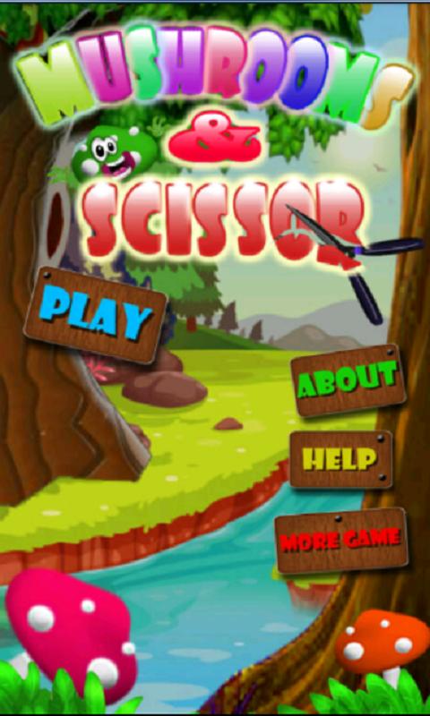 Mushrooms and Scissor