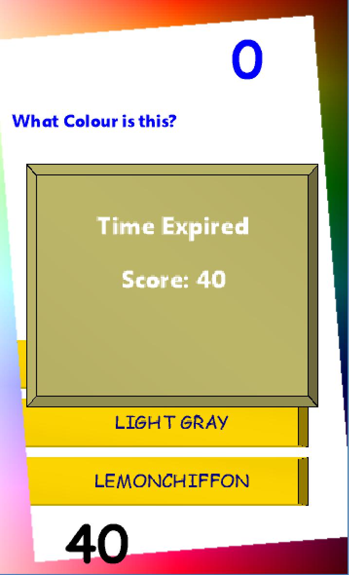 Colors Quiz