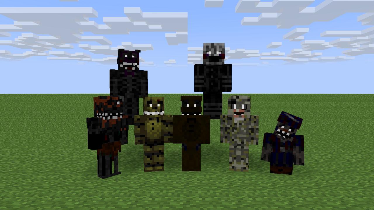 Skins FNAF for Minecraft PE