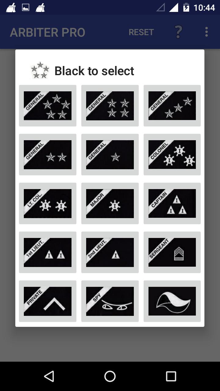 Arbiter Pro for Game of the Generals