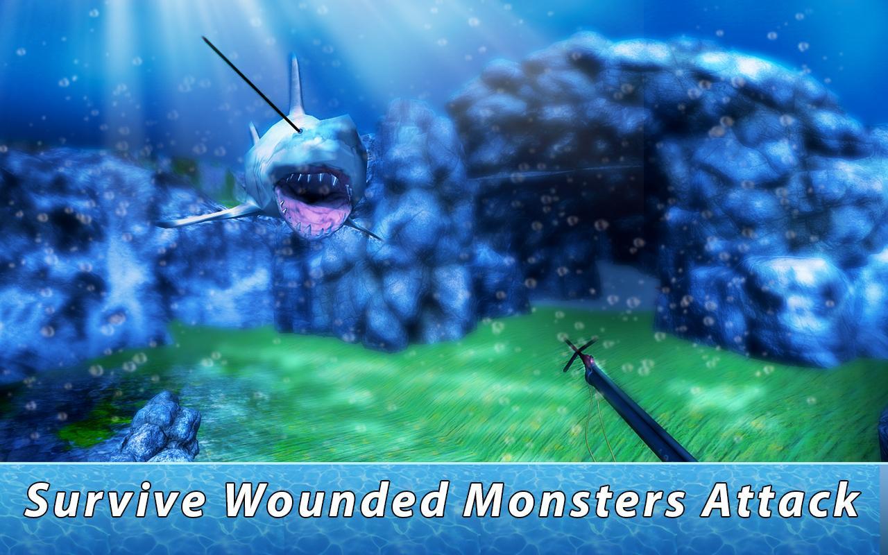 Underwater Harpoon Hunting