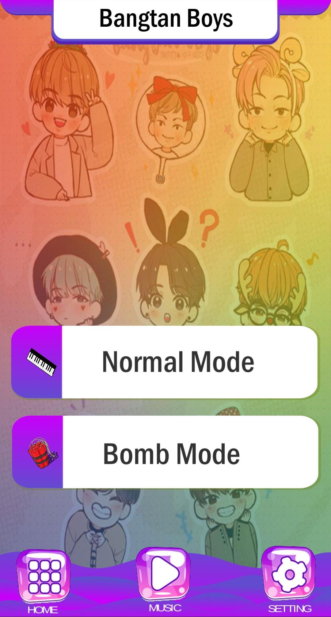 BTS Chibi Piano Tiles