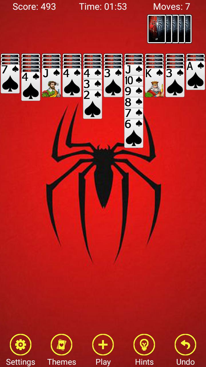 Spider Solitaire - Windows Classic