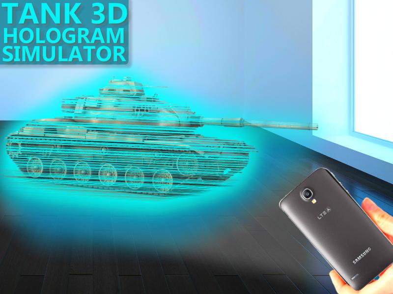 Tank Simulator 3D Hologram