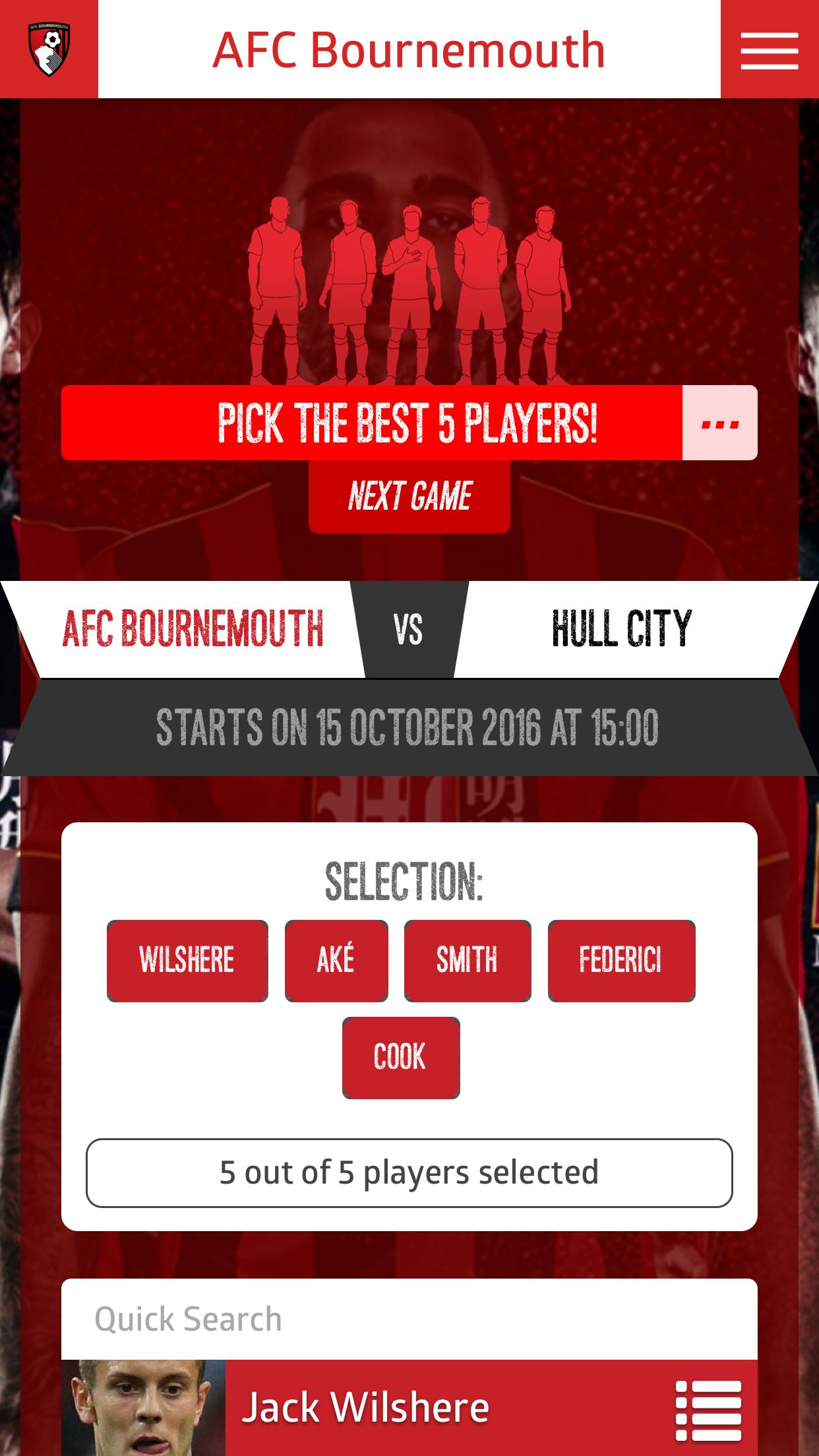 AFC Bournemouth Fan App