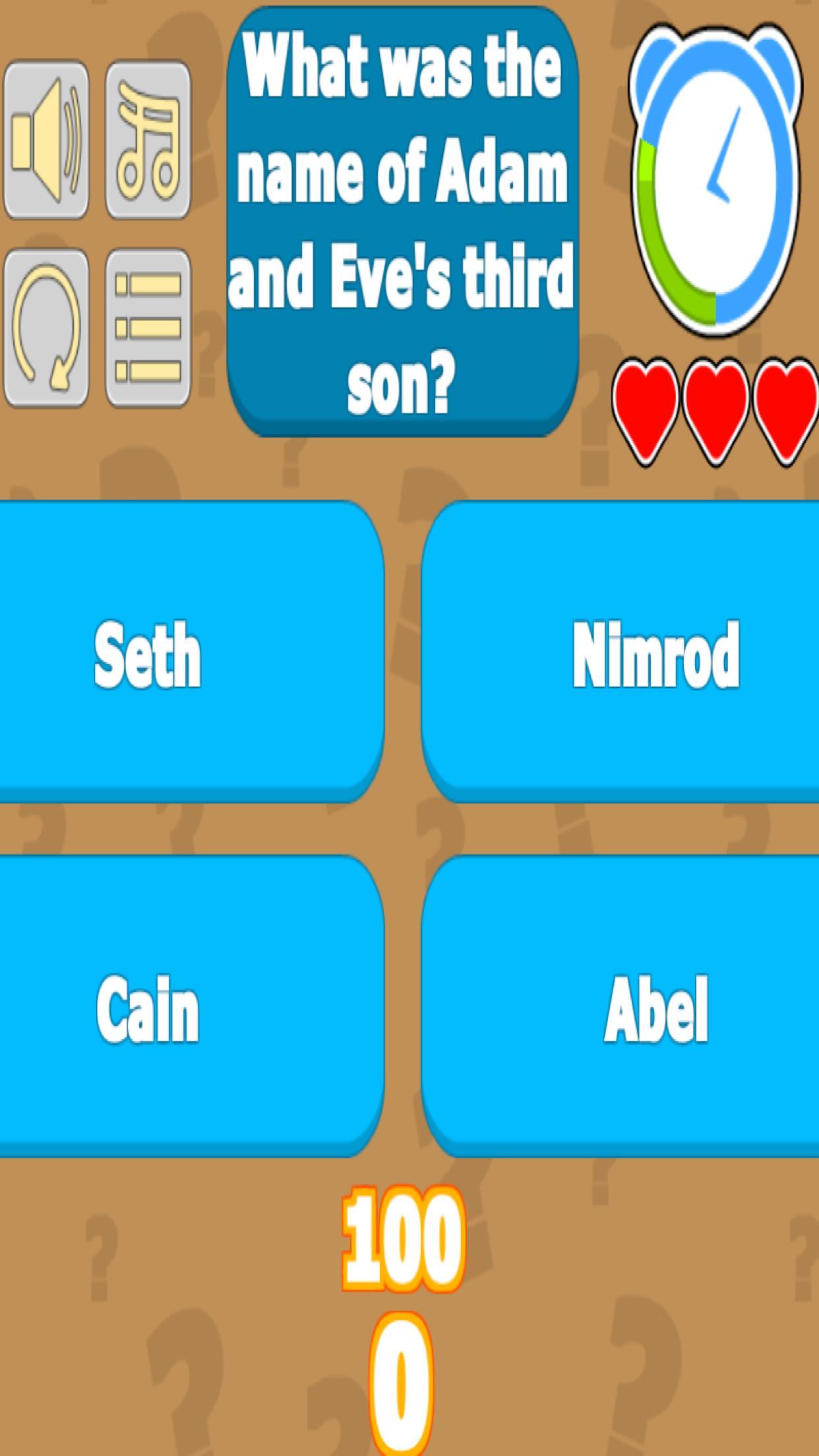 Bible Trivia - Religious Quiz