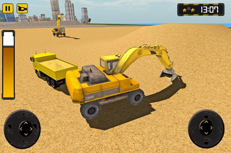 Sand Excavator Truck Sim 2017