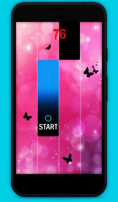 Piano music : pink magic tiles