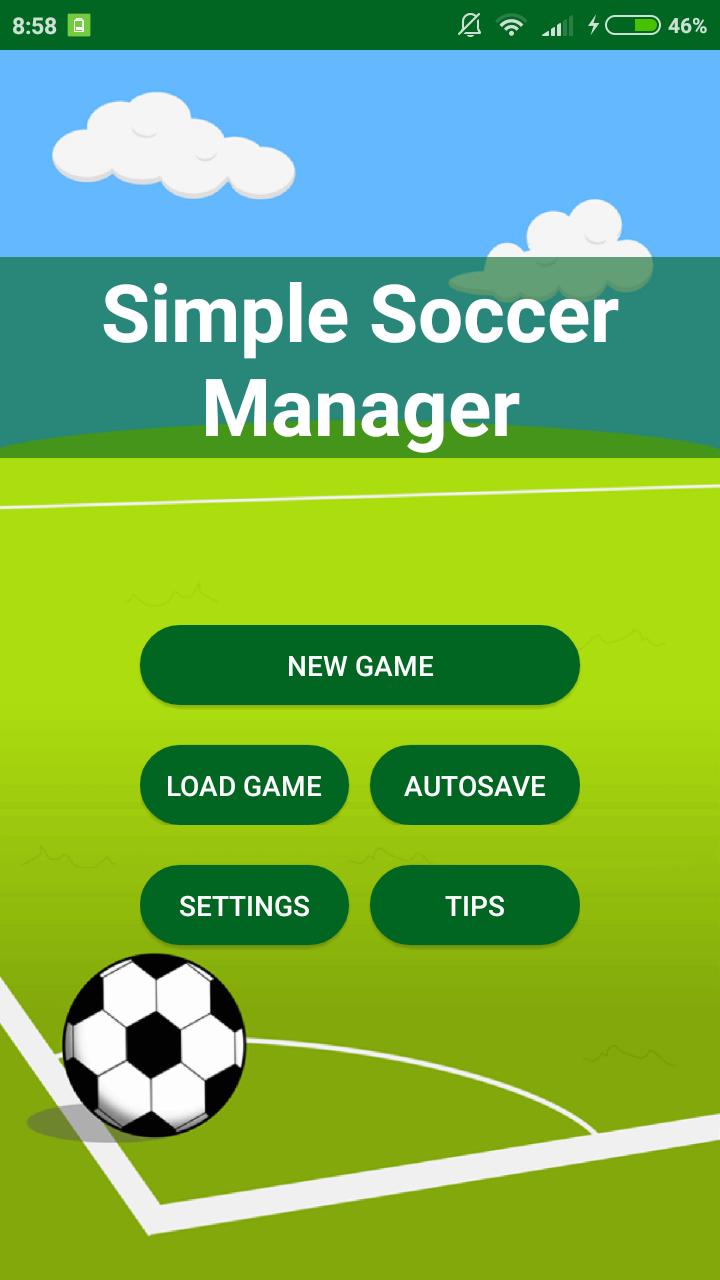 Simple Soccer Manager