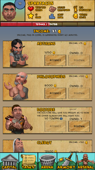 Gladiator: Rise Of Legends